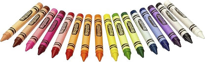 Binney & Smith Crayola(R) Large Crayon Set, Lift-Lid Box, Assorted Colors, Box Of 16