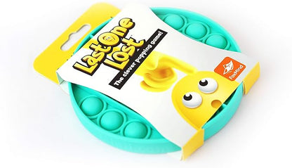 FoxMind, Last One Lost, Tactile Logic Travel Game for Kids, Family, and Friends - Teal