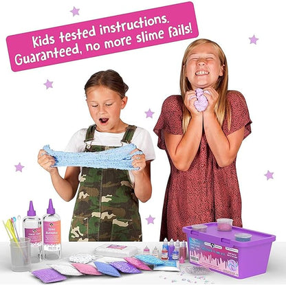 Original Stationery Slime Making Kit - Multicolor, Glow-in-The-Dark, Bubble Gum Scent - DIY Unicorn Slime Kit with Glitter & Clay Add-Ins - Holiday Activity & Birthday Gift for Kids Ages 7+