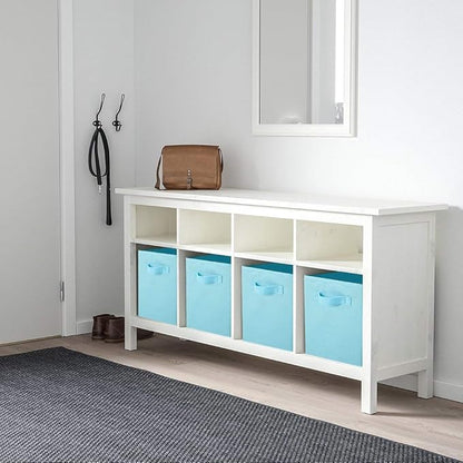 Shellkingdom Storage Bins, Foldable Fabric Storage Cubes And Cloth Storage Organizer Drawer For Closet And Toys Storage,2 Pack（Light Blue）