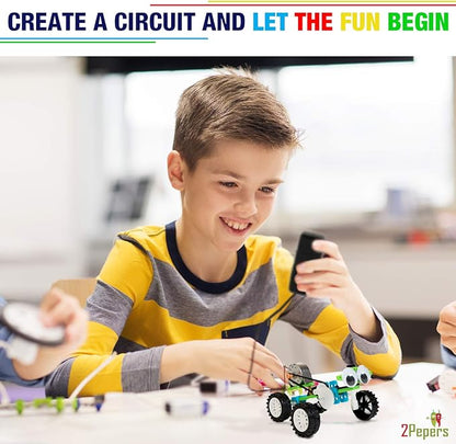 DIY Robotic Science Kits for Kids Age 8-12 6-8, STEM Projects for Kids Ages 8-12, Building Robot Kit Experiments, Educational Toys for Ages 8-13, Gifts for Boys & Girls Age 6 7 8 9 10 11 12 Years Old