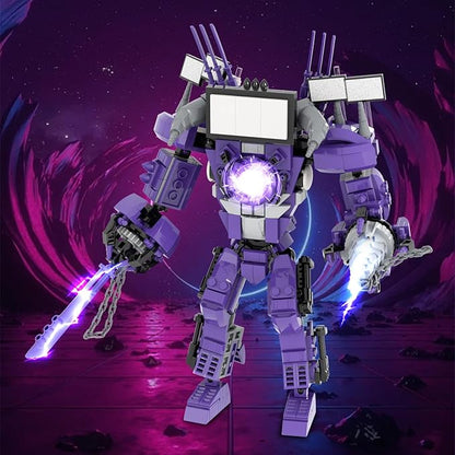 Toilet Building Blocks Toys,TV Toys Building Blocks Imaginative Construction Playset Blocks Action Figure,Birthday Gifts Building Blocks for Adults Children 474PCS