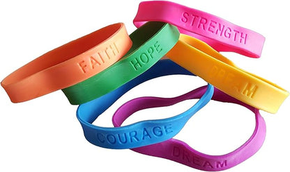 Paw Print Rubber Bracelets, You are Pawsome' Rubber Bracelet Party Favors