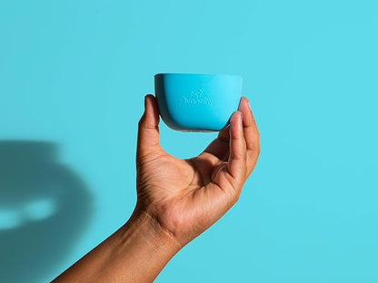 Avanchy Baby Bowls Silicone MINI Prep Bowl Set for Babies Kids Toddler for Feeding Food 4 oz, Orange