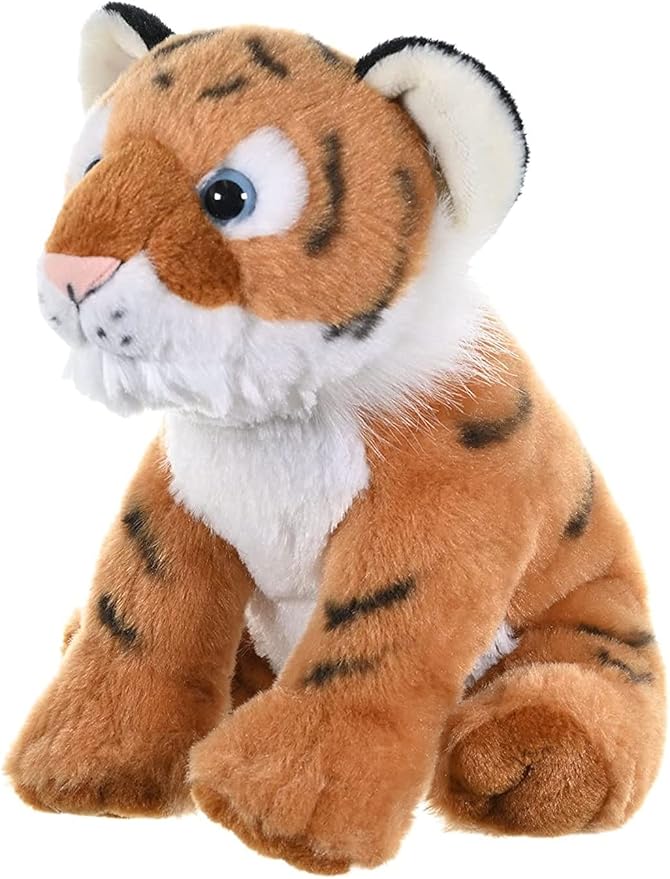 Wild Republic Tiger Cub Plush, Stuffed Animal, Plush Toy, Gifts for Kids, Cuddlekins, 12", Multi, Model:19372