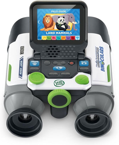 LeapFrog Magic Adventures Binoculars with Screen Capture, Night Vision for Kids Ages 4 and up, White