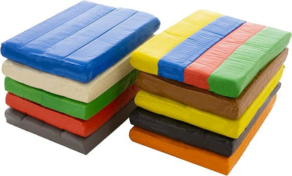 BAZIC Modeling Clay Brown Color 1 LB, Light Dough Art Craft, Non Toxic Gift for Artist Kids Toddler Boys Girls, Bulk for Classroom, 1-Pack