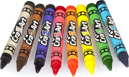 Cra-Z-Art Jumbo Crayon Bulk Class Pack 200ct 8 Assorted Colors, 25 Jumbo Crayons in Each Color, Back To School Supply List Essential, Bulk Pack for School Supply Rooms and In Class For Teachers