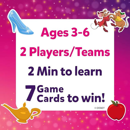 Skillmatics Card Game - Guess in 10 Junior Disney Princess for Kids, Girls, Boys Who Love Board Games, Cinderella, Ariel, Jasmine, Valentine's Day Gifts for Ages 3, 4, 5, 6, Travel Friendly