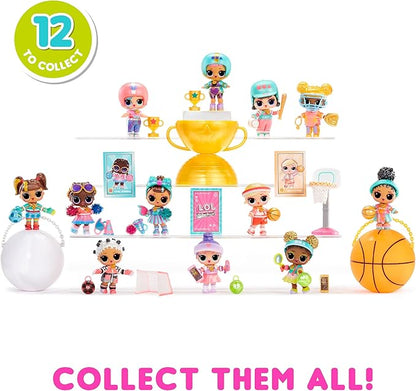 LOL Surprise All Star Sports Vault Collection Tots with Sports-Themed Collectible Doll and 8 Surprises to UNbox Including Matching Accessories – Great Gift for Kids Ages 4+