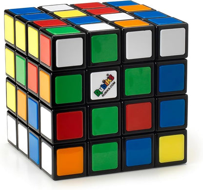 Rubik’s Cube, The Official 4x4 Rubik's Cube Classic Color-Matching Puzzle, Twisting Fidget Toy, Challenging Brain Teaser & Sensory Puzzle for Adults, Teens, & Kids, for Ages 8 & Up