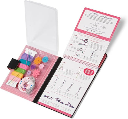 Melissa & Doug On the Go Friendship Bracelet Craft Set (Makes 10+ Bracelets)