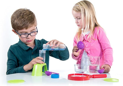 Thames & Kosmos Kids First Science Laboratory STEM Experiment Kit for Preschoolers, Young Learners Ages 3+ | Includes Durable, Colorful, Plastic Scientific Tools for a Hands-on Learning Experience