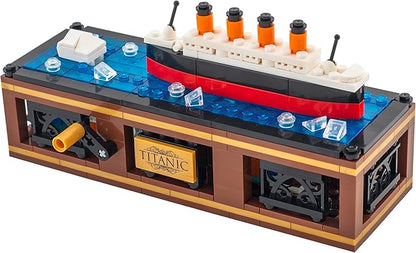 Brick Loot Iceberg Titanic Building Blocks Set with Light Kit & Motion, Toy Ship Model, Building Bricks Sets for Adults or Kids 6 Year Old +, Home Decor, Compatible with All Major Brands (319 Pieces)