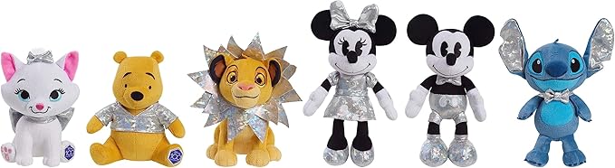 Disney100 Years of Wonder Minnie Mouse Small Plush Stuffed Animal, Kids Toys for Ages 2 Up by Just Play