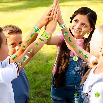 Funny Pickle Party Favors, Funny Pickle Temporary Tattoos Slap Bracelets Badges Keychains Gift Bags for Pickle Birthday Party Decorations Supplies for Kids Adults Boys Girls Classroom Rewards
