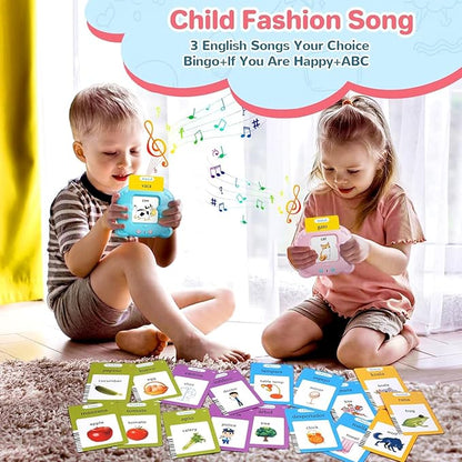 Spanish & English Talking Flash Cards for Toddler 1-6 Year Olds, Learning Montessori Toys with 510 Sight Words, Speech Therapy Toys, Children's Sensory Preschool Learning Educational Birthday Gifts