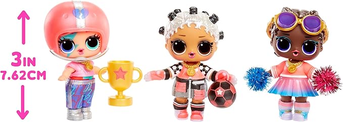 LOL Surprise All Star Sports Vault Collection Tots with Sports-Themed Collectible Doll and 8 Surprises to UNbox Including Matching Accessories – Great Gift for Kids Ages 4+