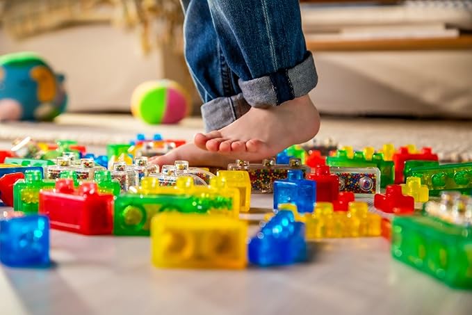 Goliath Jelly Blox Vrroom! Truck Kit | Includes 35 Blocks | Toddler & Preschool Building Blocks Kids Can Squeeze, Stretch, Squish | MESH ACCREDITED | Safety Tested Ouch-Free | Sensory Play Toy Ages 2+