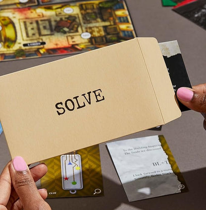 Clue Escape: The Midnight Hotel Board Game, Clue Escape Room Game, 1-Time Solve Mystery Games, Family Games for Ages 10+, 1-6 Players, 90 Mins. Avg.