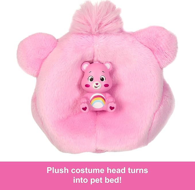 Barbie Cutie Reveal Doll & Accessories, Care Bears Series, Fashion Doll with Cheer Bear Plush Costume & 10 Surprises Including Color Change & Mini Bear
