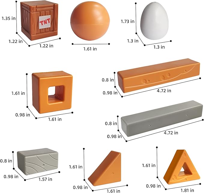 Newly Licensed Angry Birds Toys Playsets Build N’ Launch Construction Brick Assembly Building Blocks Sets Pig City Strike 2 Takedown Space Planet Game Catapult Slingshot Gift Box 97pcs