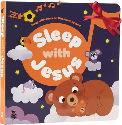 Sleep with Jesus – 4 Hymn Melodies and 2 Prayer Songs, Bedtime Music Books for Toddlers, Lullabies for Babies, Prayer Book for Little Ones, Religious Gift Idea- New Year, Baptism Gifts