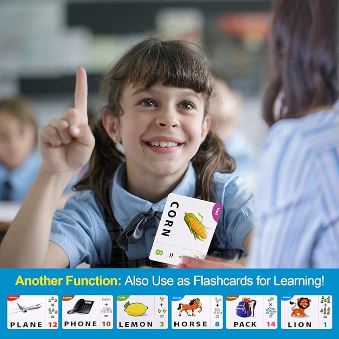 Flash Cards for Kids, 2 in 1 Education Matching Letter Games,Phonics Alphabet Spelling & Reading Toys, Learning Toy Birthday Gifts for Preschool Kindergarten Boys Girls Activities Ages 4-8