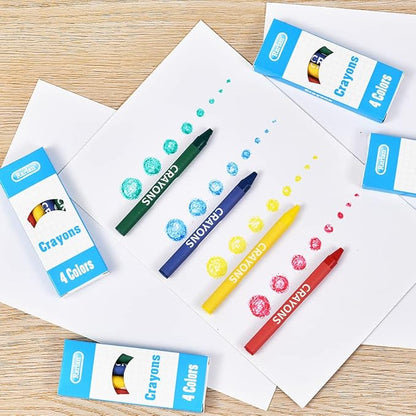 Crayons Bulk, 4 Classic Colors, 200 Boxes, 800 Count Crayons