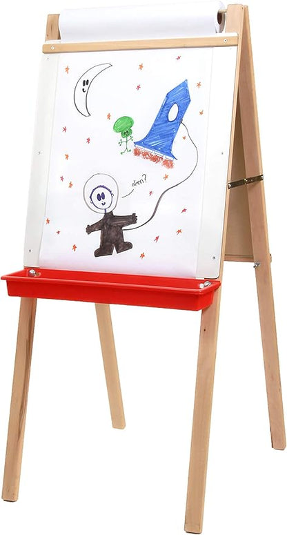 Flipside Products - Child's Deluxe Double Easel - Green Chalk/White Markerboard