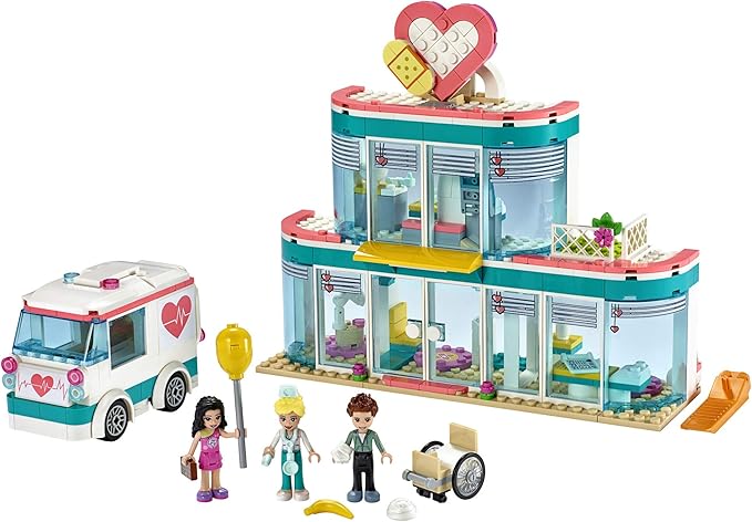 LEGO Friends Heartlake City Hospital 41394 Best Doctor Toy Building Kit, Featuring Friends Character Emma, New 2020 (379 Pieces)