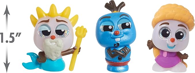 Disney Doorables Olaf Presents Collection Peek, Collectible Blind Bag Figures, Kids Toys for Ages 5 Up, Amazon Exclusive by Just Play (Pack of 4)