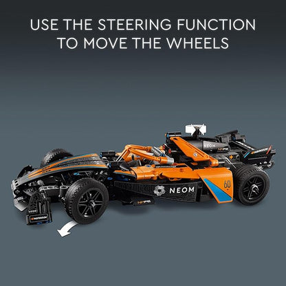 LEGO Technic NEOM McLaren Formula E Toy Cars - Building Toy for Kids, Boys & Girls, Ages 9+ - McLaren Race Car with V10 Engine & Steering - Gift Idea for Birthdays - 42169