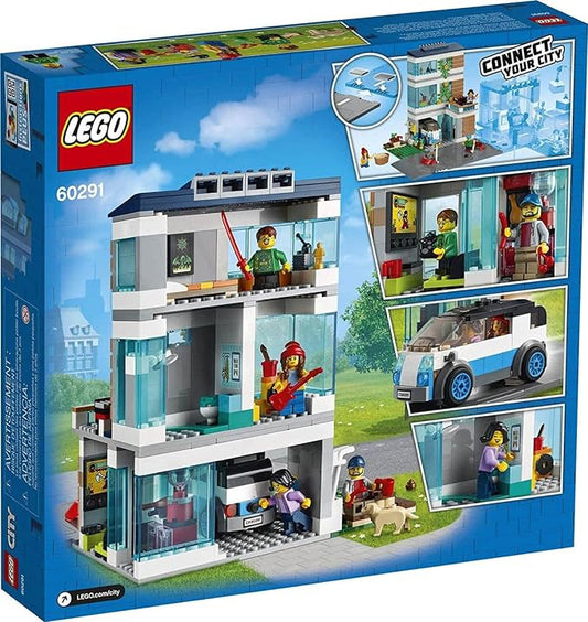 LEGO City Family House 60291 Building Kit; Toy for Kids, New 2021 (388 Pieces)