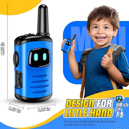 Kids Walkie Talkies Toys for Boys: 3 Pack Robots Walkies Talkies Kids Easter Birthday Gifts for 3 4 5 6 7 Year Old Boys Girls Toys Age 3-6 5-7 Year Old Boy Girl Basket Stuffers Outdoor Camping