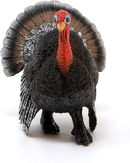 Schleich Farm World, Farm Animal Toys for Boys and Girls, Realistic Bird Toys, Turkey Toy Figurine