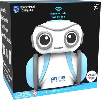 Educational Insights Artie 3000 the Coding & Drawing Robot, STEM Toy, Gift for Boys & Girls, Ages 7+