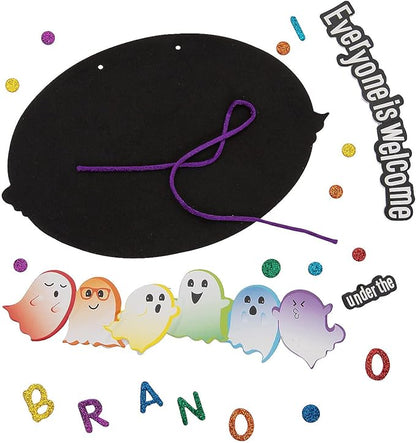 Inclusive Rainboo Halloween Craft Kit - 7.5" x 5" (1 Pack) Perfect for DIY Decorations & Gifts, Stand Out This Spooky Season