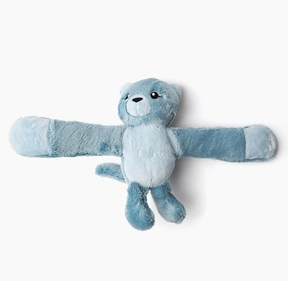 Hug Babies Cute Mini Plush Stuffed Animal Bracelet for Kids | Soft & Cuddly Portable Comfort Adorable On-The-Go Companion for Travel School & Adventures Ages 2+ (Frankie The Cat)