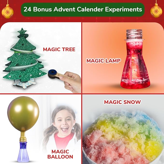 Smartivity Christmas Science Kit for Kids Ages 5-6-7-8-9 Years I 16 Amazing Holiday Science Experiments I Christmas, Birthday Gift for Boys & Girls Age I STEM Toy (Limited Edition)