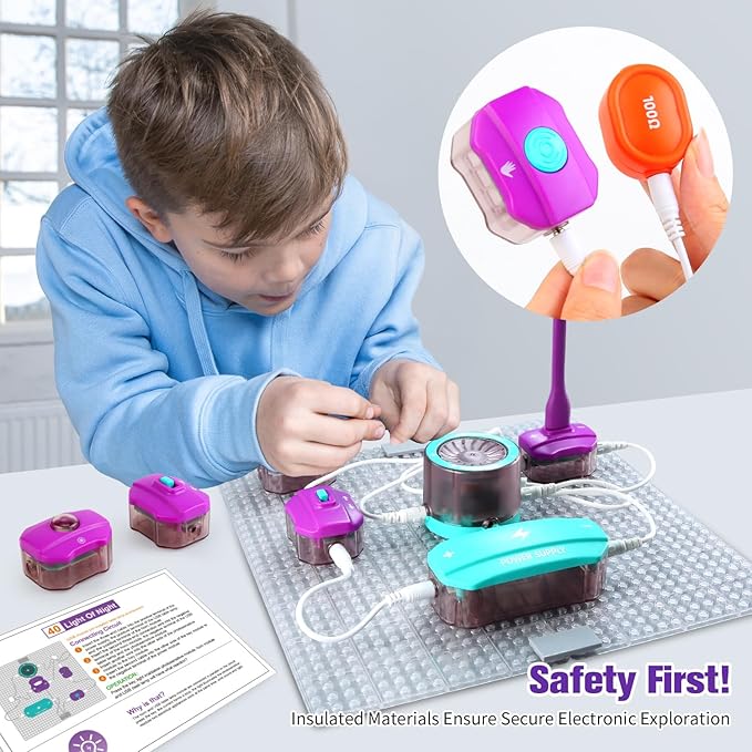BATURU STEM Projects for Kids Ages 6 8 10 12 Years Boys Girls | 70 Science Experiments Electronics for Kids | Educational Science Kits Toys for Birthday Gift Idea