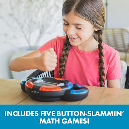 Educational Insights Multiplication Slam Electronic Math Game, Handheld Electronic Math Game For Kids, Ages 8+