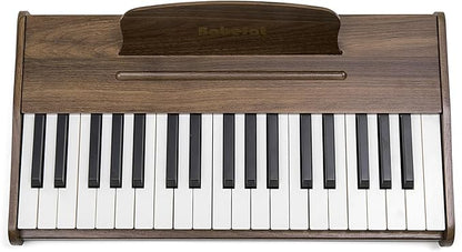 Kids Piano Keyboard 37 Keys Digital Piano for Kids Mini Musical Instruments Wooden Pianos Toy for 4+ Years Old Girls and Boys Birthday Gift Walnut (Walnut)