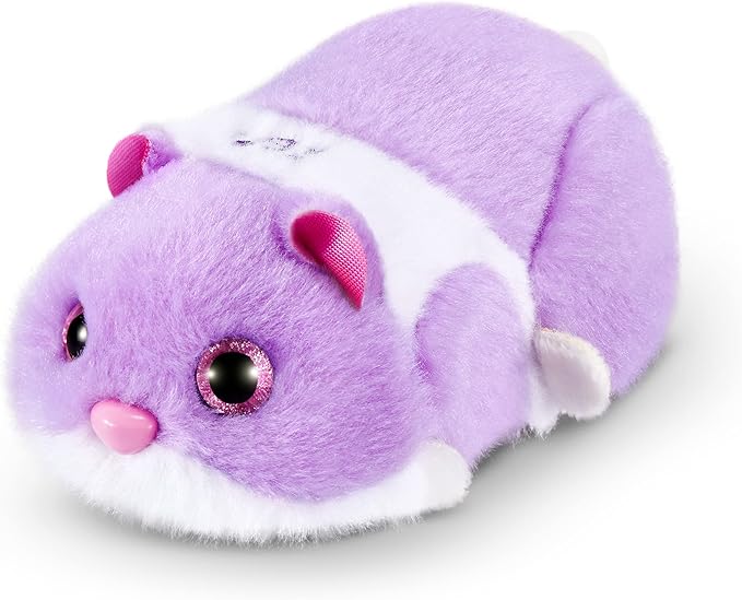 Pets Alive Hamstermania (Purple) by ZURU Hamster, Electronic Pet, 20+ Sounds Interactive, Hamster Ball Toy for Girls and Children