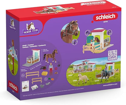 Schleich Horse Box with Hannah & Cayenne