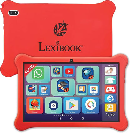 LEXiBOOK, Lexipad® 10'' - Edutainment Tablet, Powered by Android™, Designed for The Whole Family, Educational and Fun Content, Parental Control, TLN10EN
