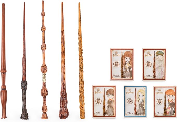 Wizarding World Harry Potter, 12-inch Spellbinding Harry Potter Wand with Collectible Spell Card, Kids Toys for Ages 6 and up