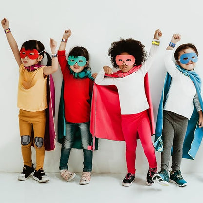 Junkin 40 Pieces Hero Tie Dye Party Favors Slap Bracelets for Kids Boys Girls Snap Bracelets Party Supplies Wristband Birthday Supplies Decorations, 10 Styles (Hero)