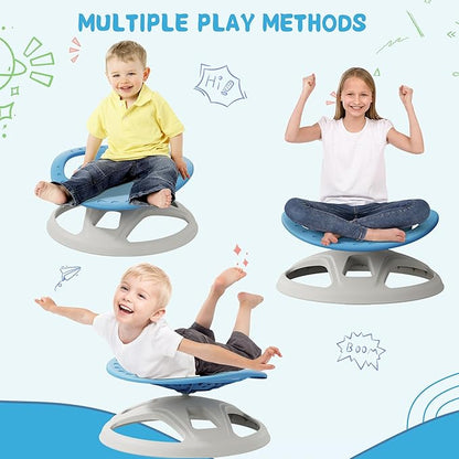 Brelley Sensory Spinning Chair for Kids, Autistic Kids Swivel Chair, Sensory Activity Toy for Toddlers, Physical Coordination Training Indoor & Outdoor Autism Sensory Products