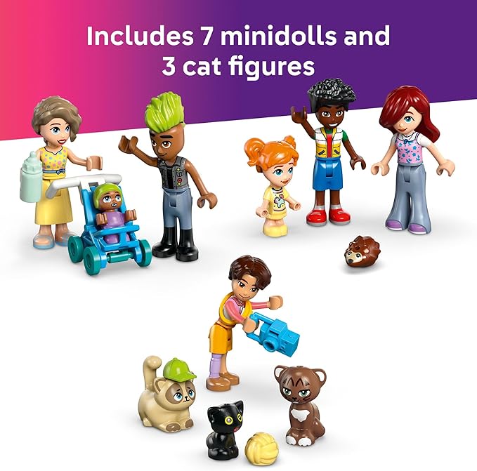 LEGO Friends Heartlake City Apartments and Stores Dollhouse - Toy Building Set for Kids, Girls and Boys, Ages 12+ - Gift Ideas for Birthday - with 7 Minidolls, a Micro-Doll, and More - 42670